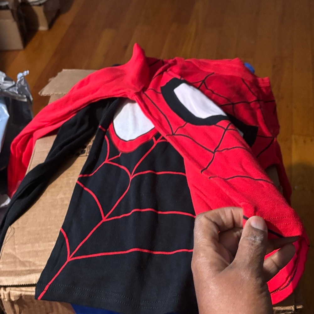 Marvel Red and Black Superhero PJ for Kids